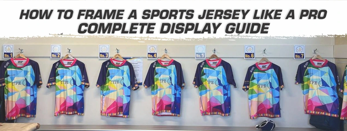 Stacking Jersey Rails How to Frame a Sports Jersey for Wall Display (Simple Step-by-Step ...