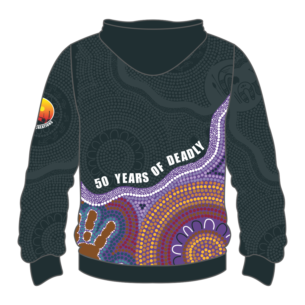 BC Naidoc ZIP Hoodie - Purple