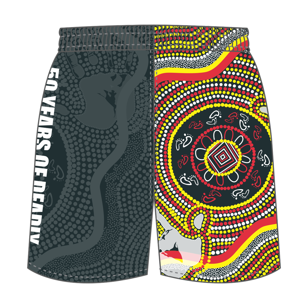 BC Naidoc Training Shorts - Red