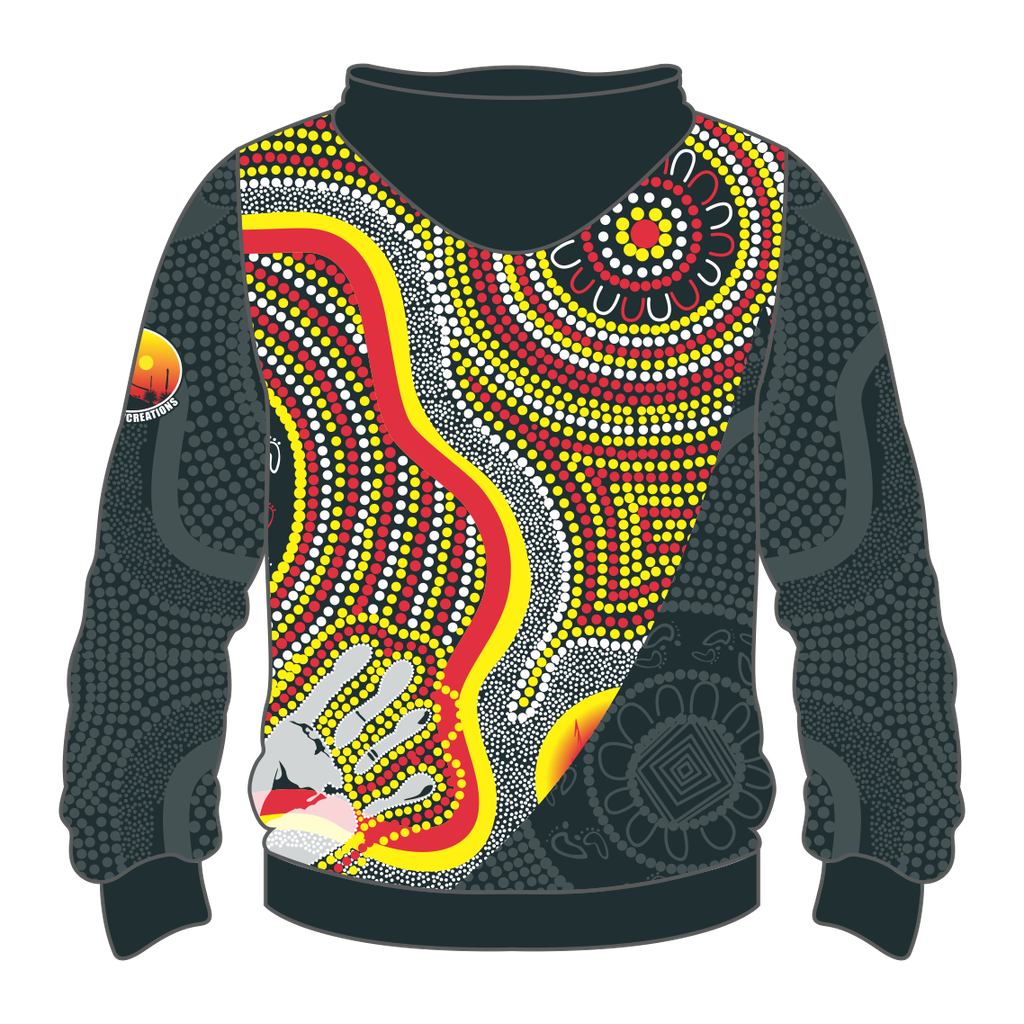 BC Naidoc ZIP Hoodie - Red