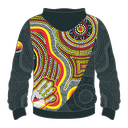 BC Naidoc ZIP Hoodie - Red