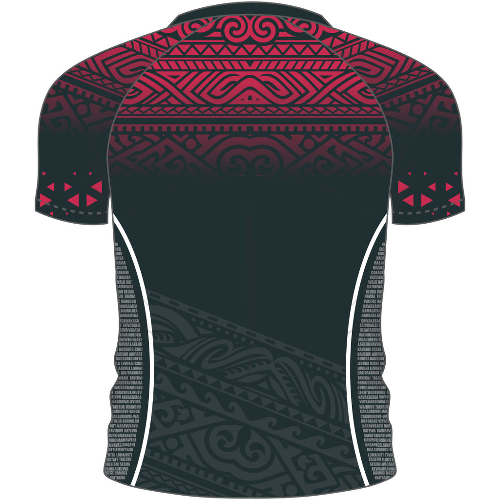 Singleton Rugby Black Fijian Training Shirt