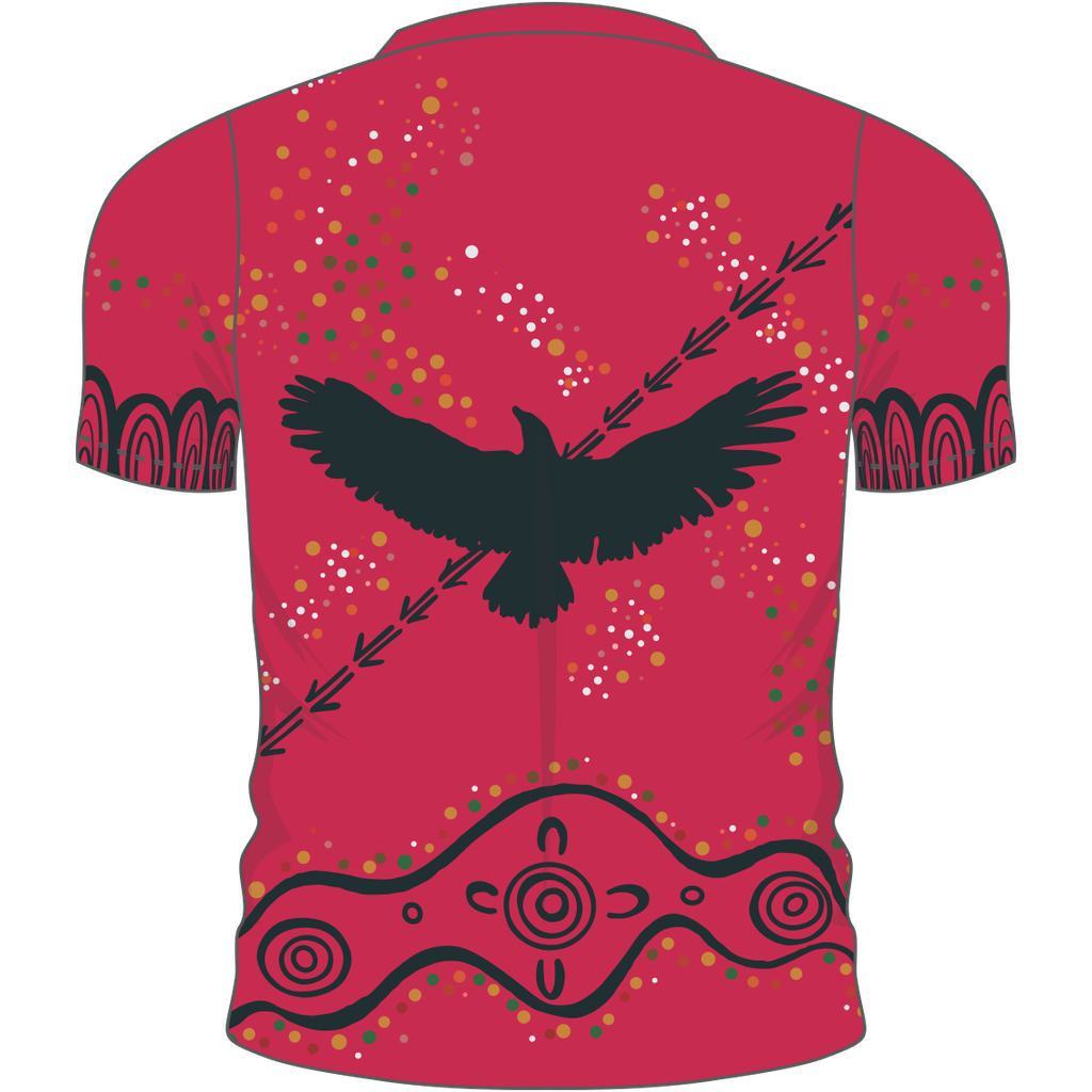 Singleton Rugby Red Indigenous Training Shirt