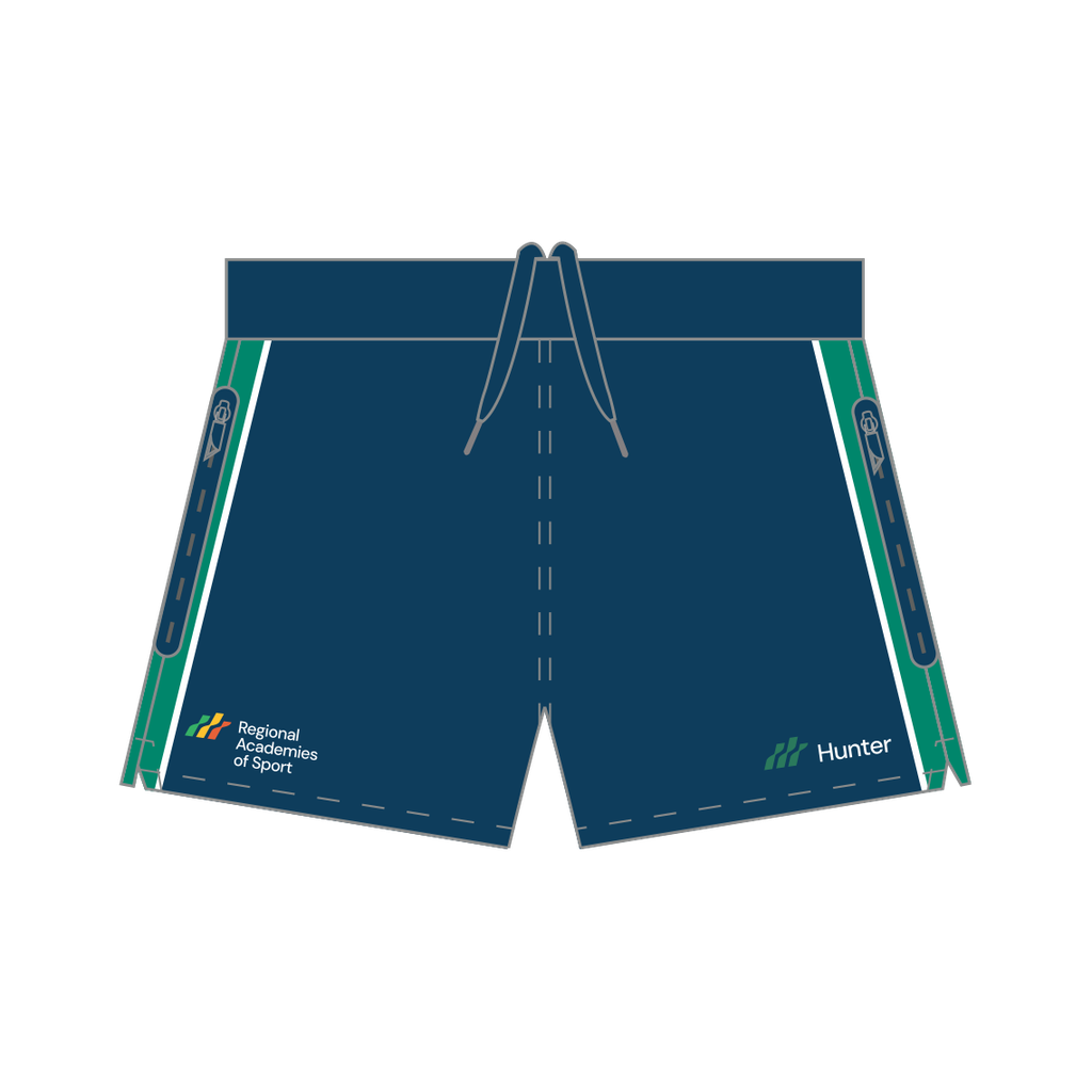 HAS Training Short-zip pockets