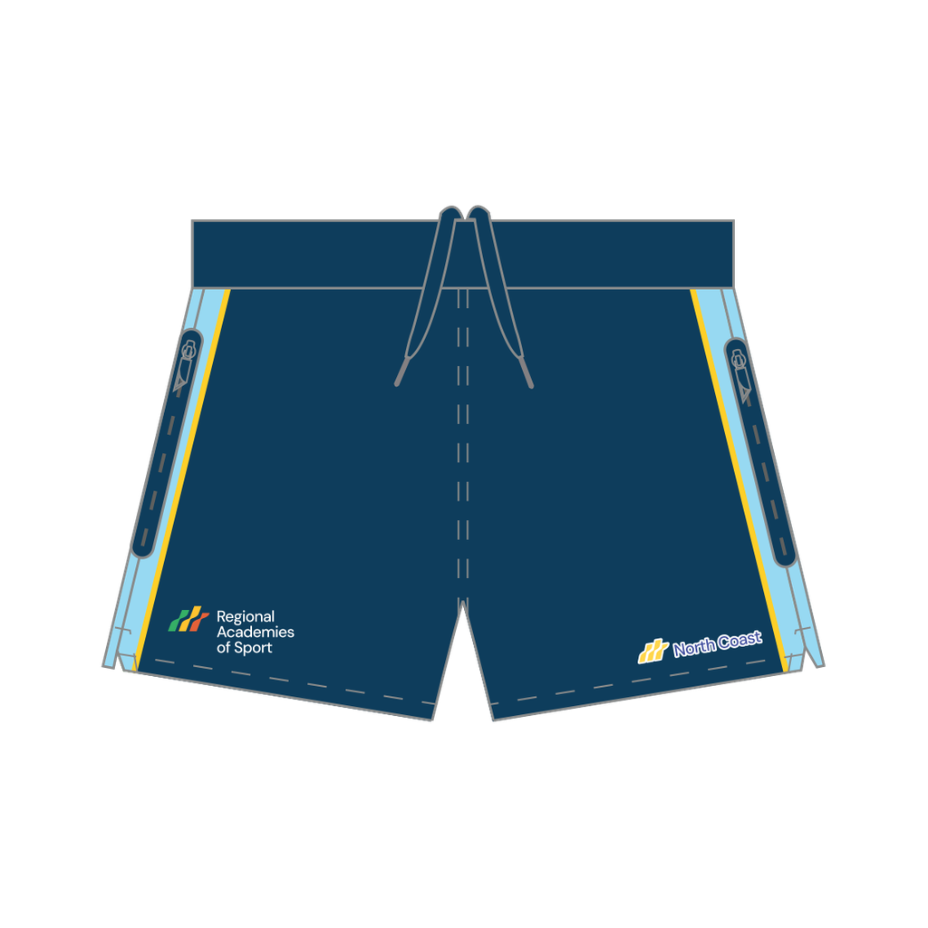 NCAS Training Short-zip pockets