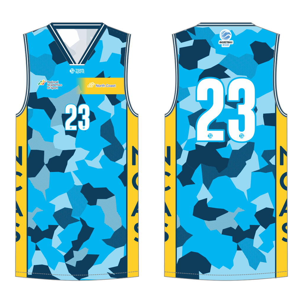 NCAS Basketball Reversible Singlet