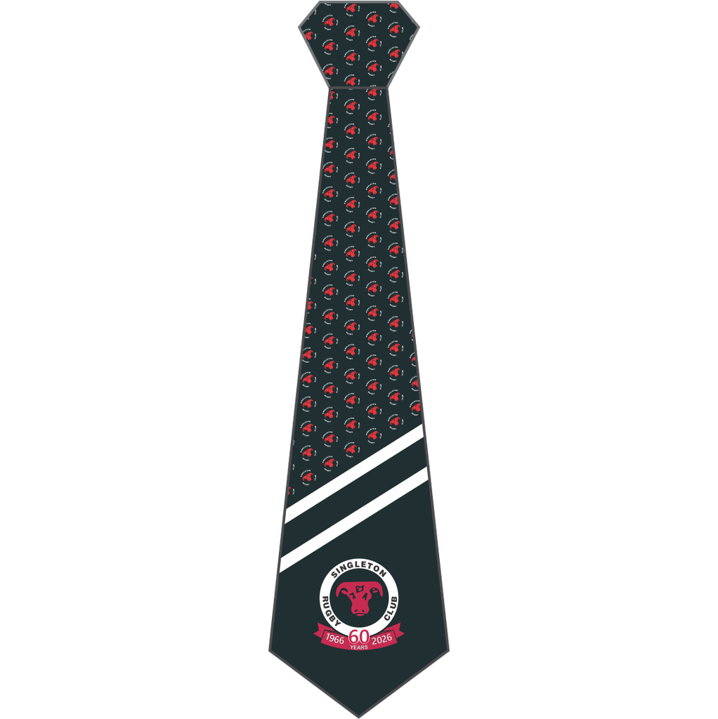 Singleton Rugby Tie - Black