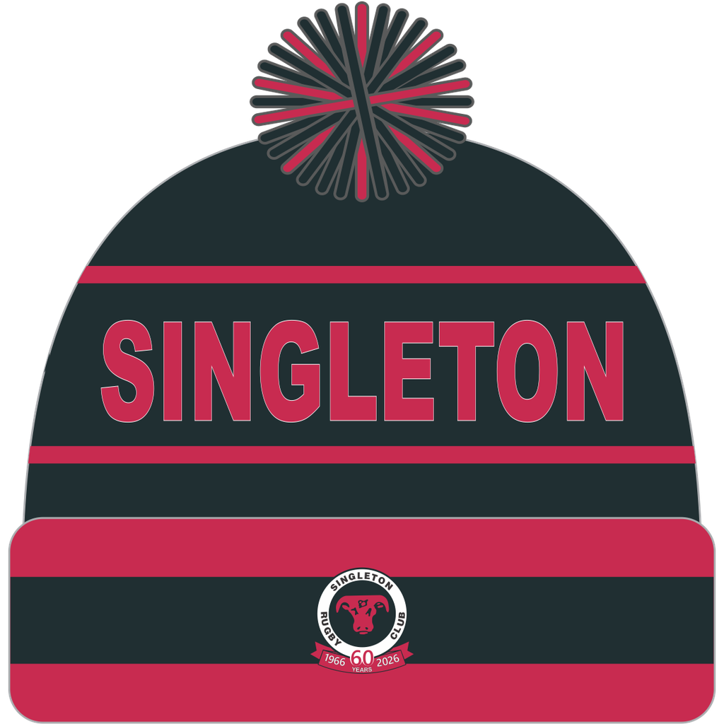 Singleton Rugby Beanie - Black