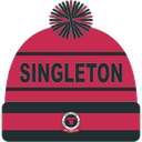 Singleton Rugby Beanie - Red