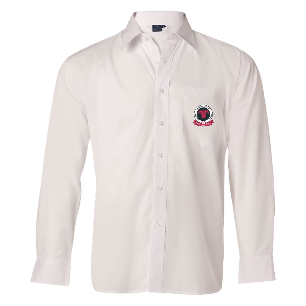 Singleton Rugby Dress Shirt - White