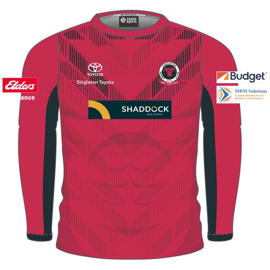 Singleton Rugby Training Shirt - Long Sleeve