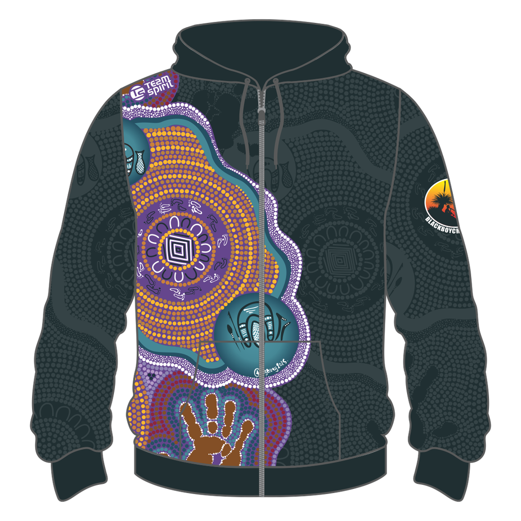 BC Naidoc ZIP Hoodie - Purple
