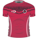 Singleton Rugby Red Fijian Training Shirt