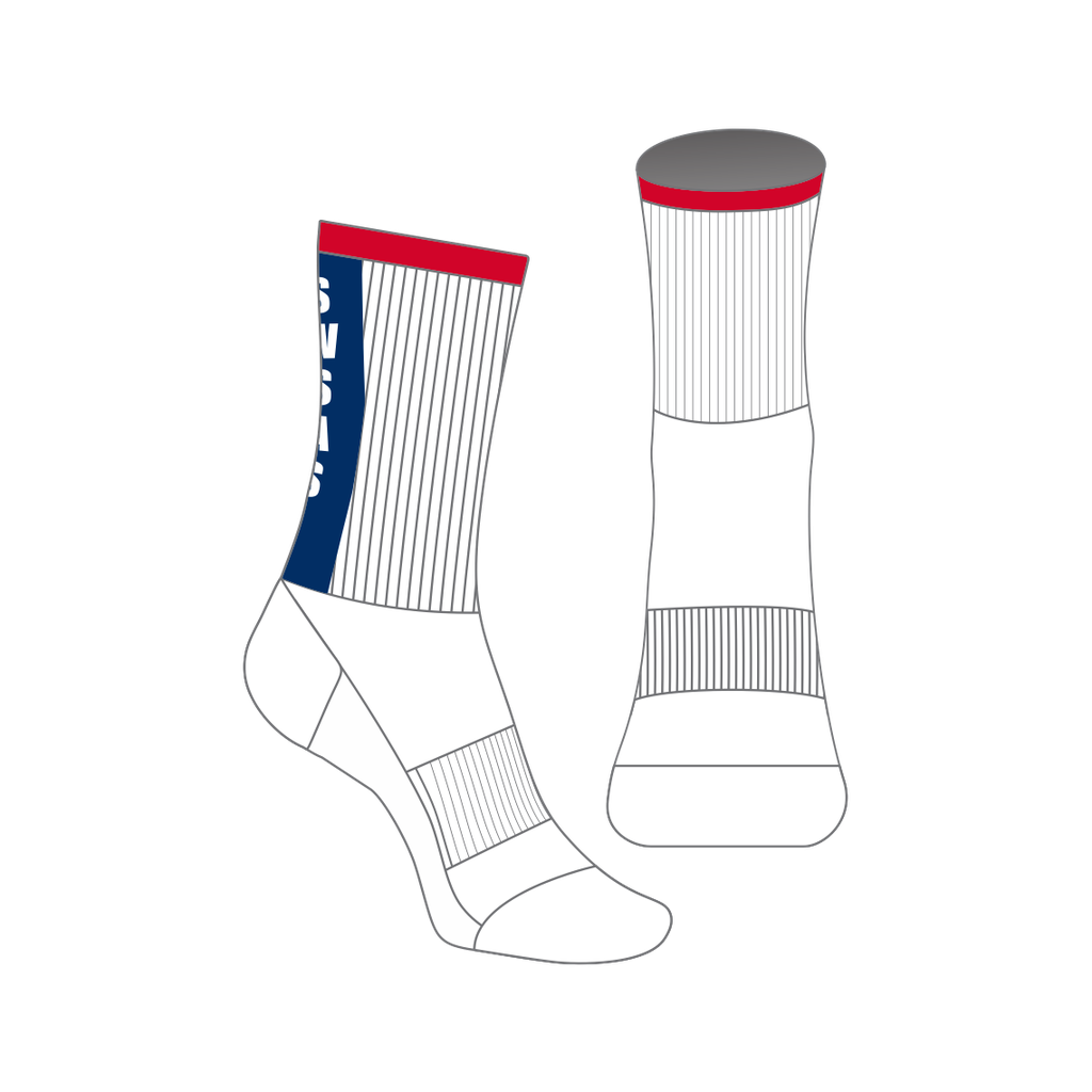 SWSAS Crew Grip Socks