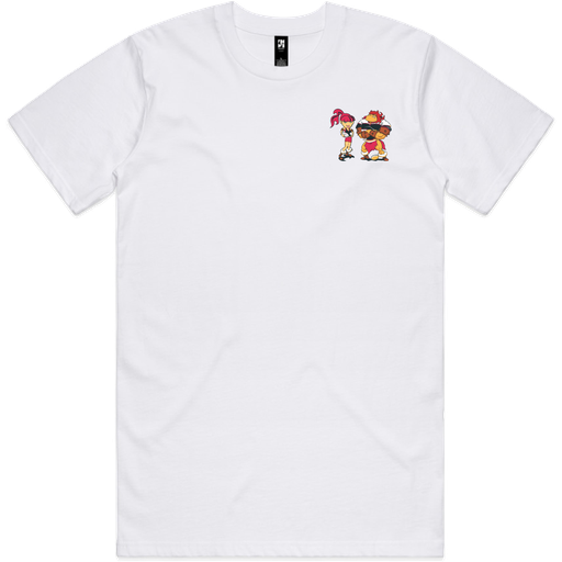 Armidale Barbarians White Tee Shirt