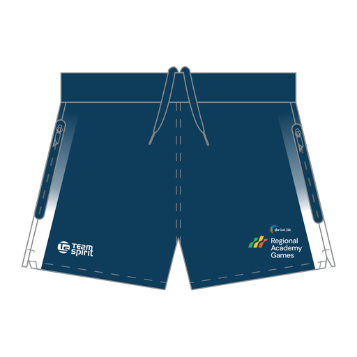 Academy Games Training Short Zip Pkts