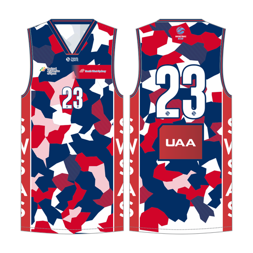 SWSAS Basketball Reversible Singlet